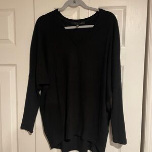 WHBM long sleeve dolman sweater size small. Very light in black.